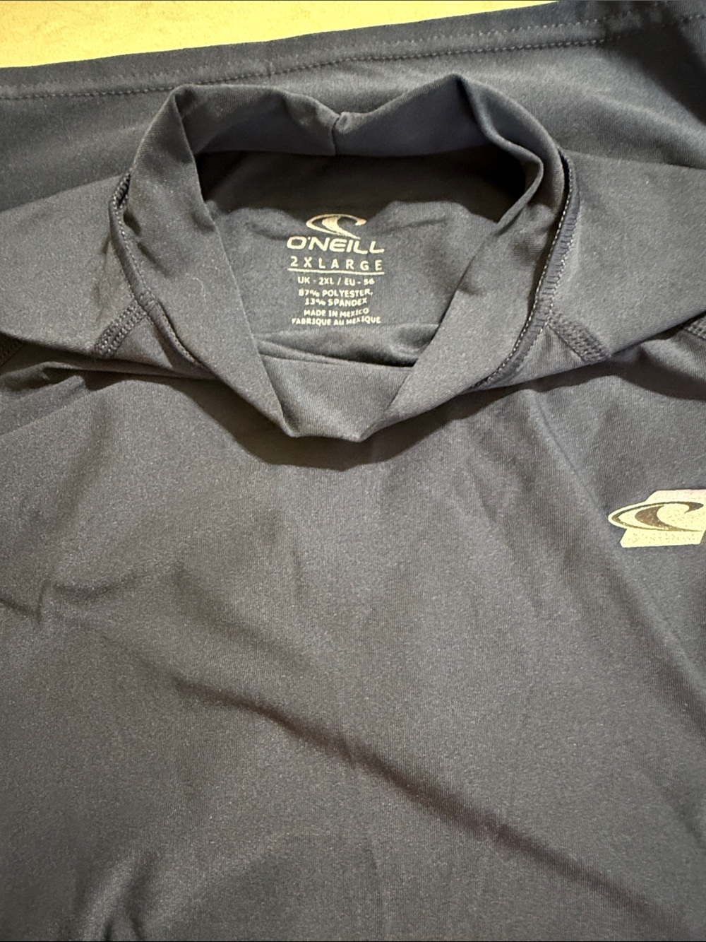 O'Neill Men's Navy Blue Performance Long-Sleeve Rash Guard